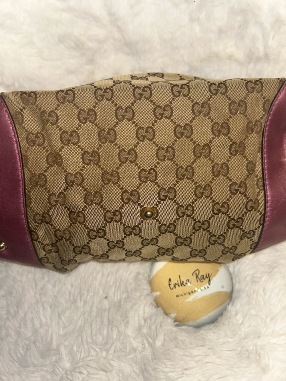 SOLD Gucci GG Canvas Heart Bit Bag - Picture 12 of 16